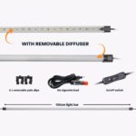 100cm White LED Camp Light Bar