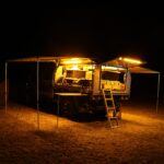 100cm tri-colour LED camp light bar