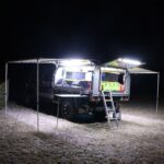 100cm tri-colour LED camp light bar