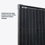 170W fixed solar panel