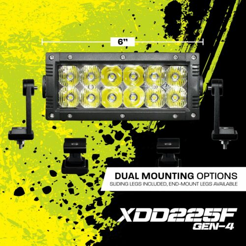 6 Inch Dual Row LED Light Bar XDD225F-G4