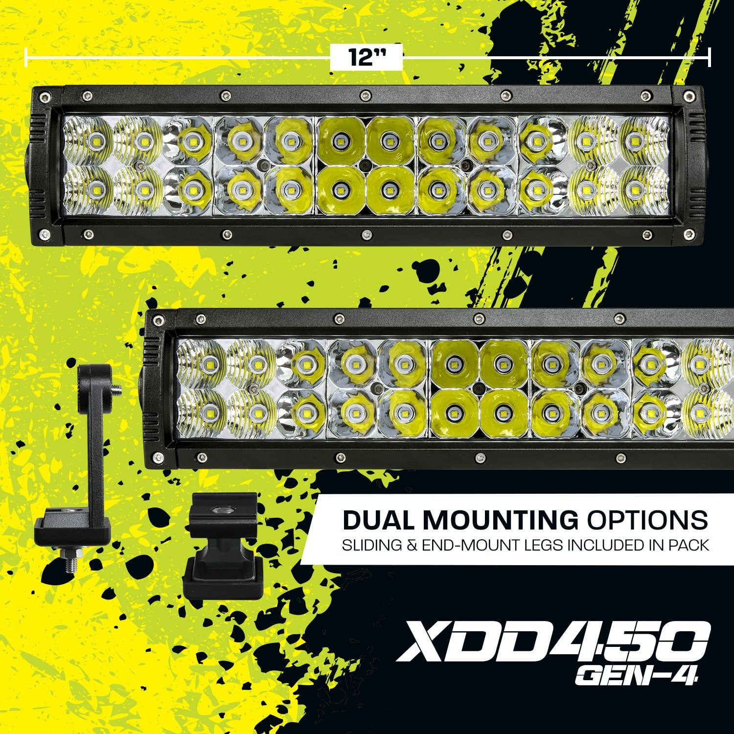 XD-GEN4 Series 12" dual row LED light bar