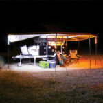 4 Bar Tri-Colour LED Camp Light Kit